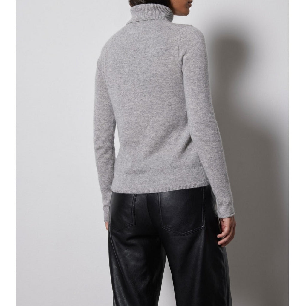 Notshy - Pull Col Roulé Nao - Gris Chine Clair