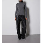 Notshy - Pull Col Roulé Nao - Gris Chine Fonce