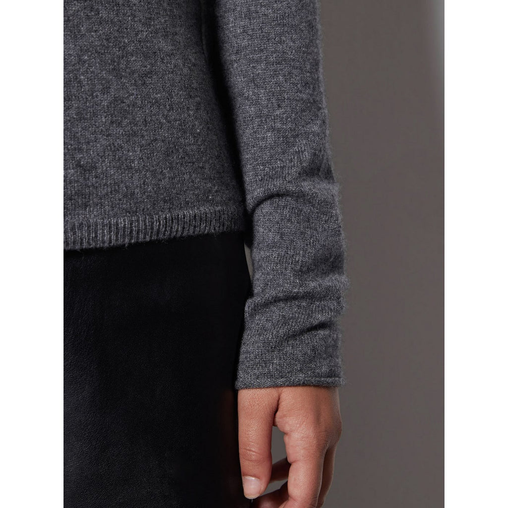 Notshy - Pull Col Roulé Nao - Gris Chine Fonce