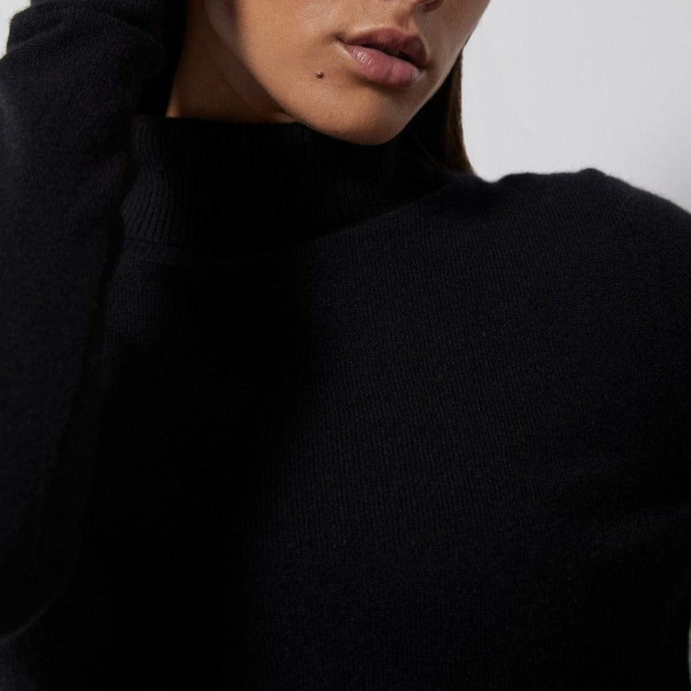Notshy - Pull Col Roulé Nao - Nao Noir