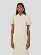 Robe Nas In Fragmented Enameled Lace