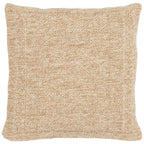 Housse De Coussin Aspect Jute 8729 - Motif Jute - Marron - Intérieur / Extérieur