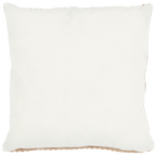 Housse De Coussin Aspect Jute 8729 - Motif Jute - Marron - Intérieur / Extérieur