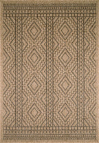 Tapis Aspect Jute - Motif Jute - Marron - Intérieur / Extérieur