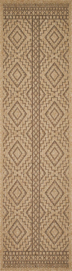Tapis Aspect Jute - Motif Jute - Marron - Intérieur / Extérieur