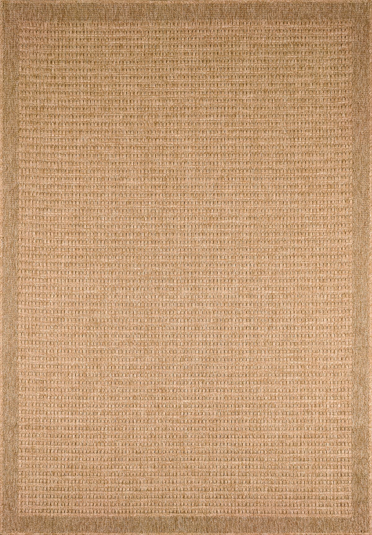 Tapis Aspect Jute - Motif Jute - Beige - Intérieur / Extérieur