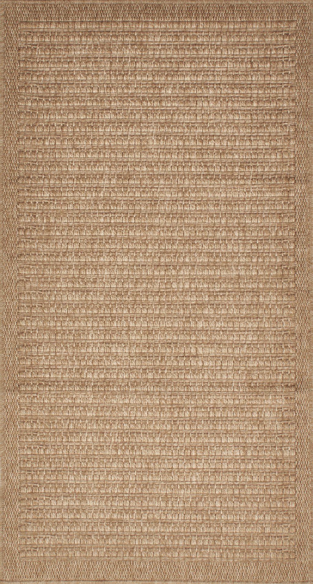 Tapis Aspect Jute - Motif Jute - Beige - Intérieur / Extérieur