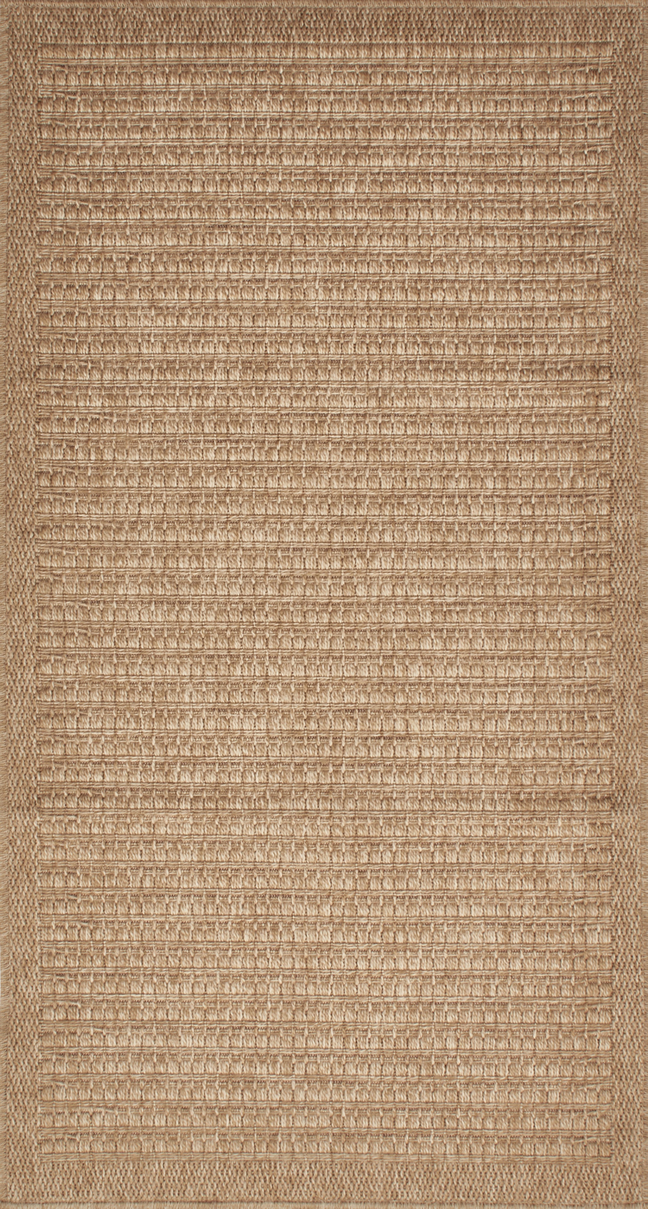 Tapis Aspect Jute - Motif Jute - Beige - Intérieur / Extérieur