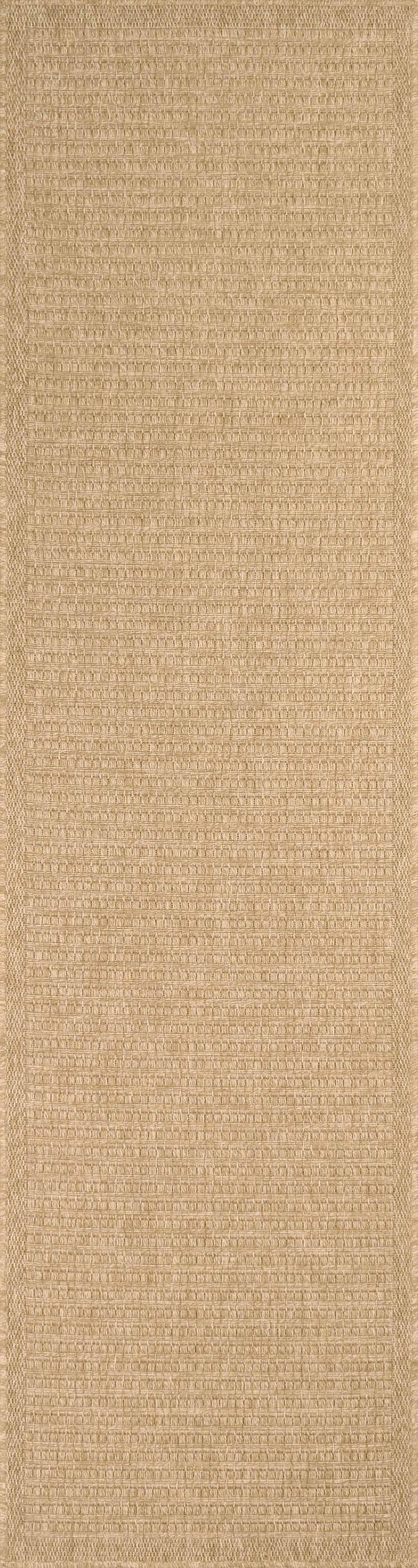 Tapis Aspect Jute - Motif Jute - Beige - Intérieur / Extérieur