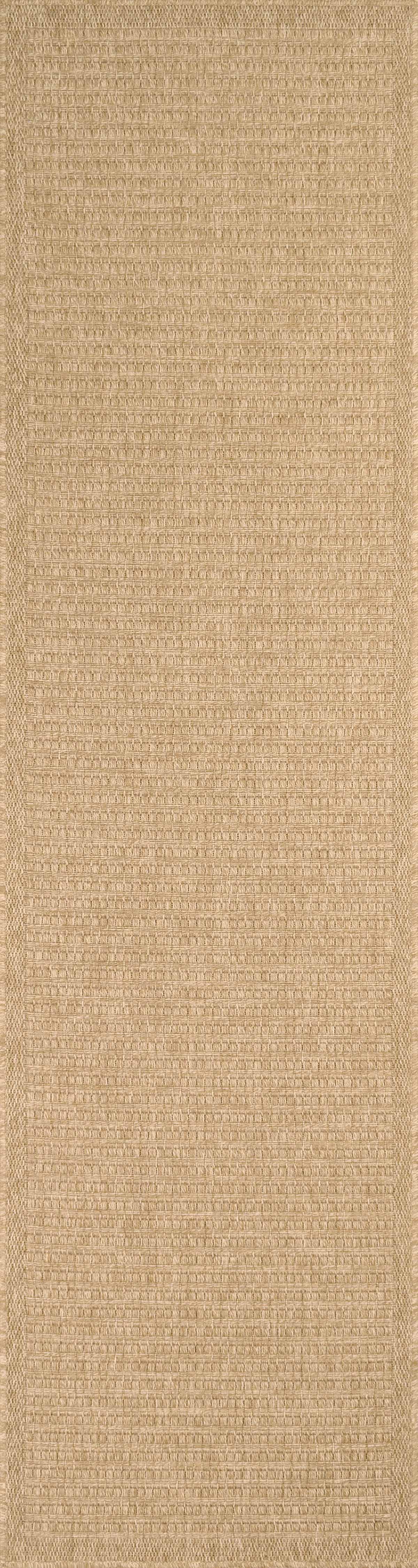 Tapis Aspect Jute - Motif Jute - Beige - Intérieur / Extérieur