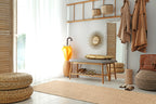 Tapis Aspect Jute - Motif Jute - Beige - Intérieur / Extérieur