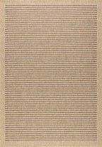 Tapis Aspect Jute - Motif Jute - Marron - Intérieur / Extérieur