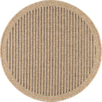 Tapis Aspect Jute - Motif Jute - Marron - Intérieur / Extérieur
