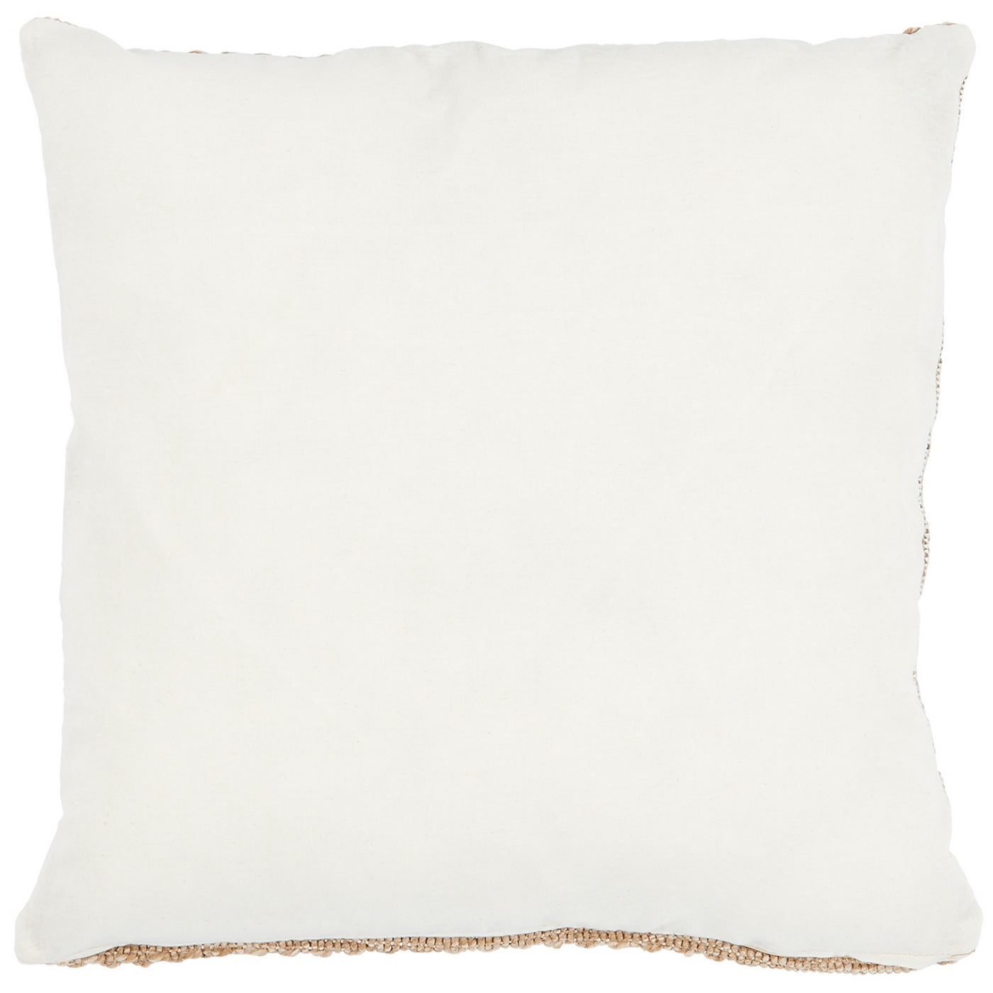 Housse De Coussin Aspect Jute 8751 - Motif Jute - Marron - Intérieur / Extérieur