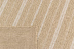 Tapis Aspect Jute - Motif Jute - Blanc - Intérieur / Extérieur