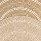 Tapis aspect Jute Nature motifs blancs ronds : NAT8863BLA - Nazar rugs