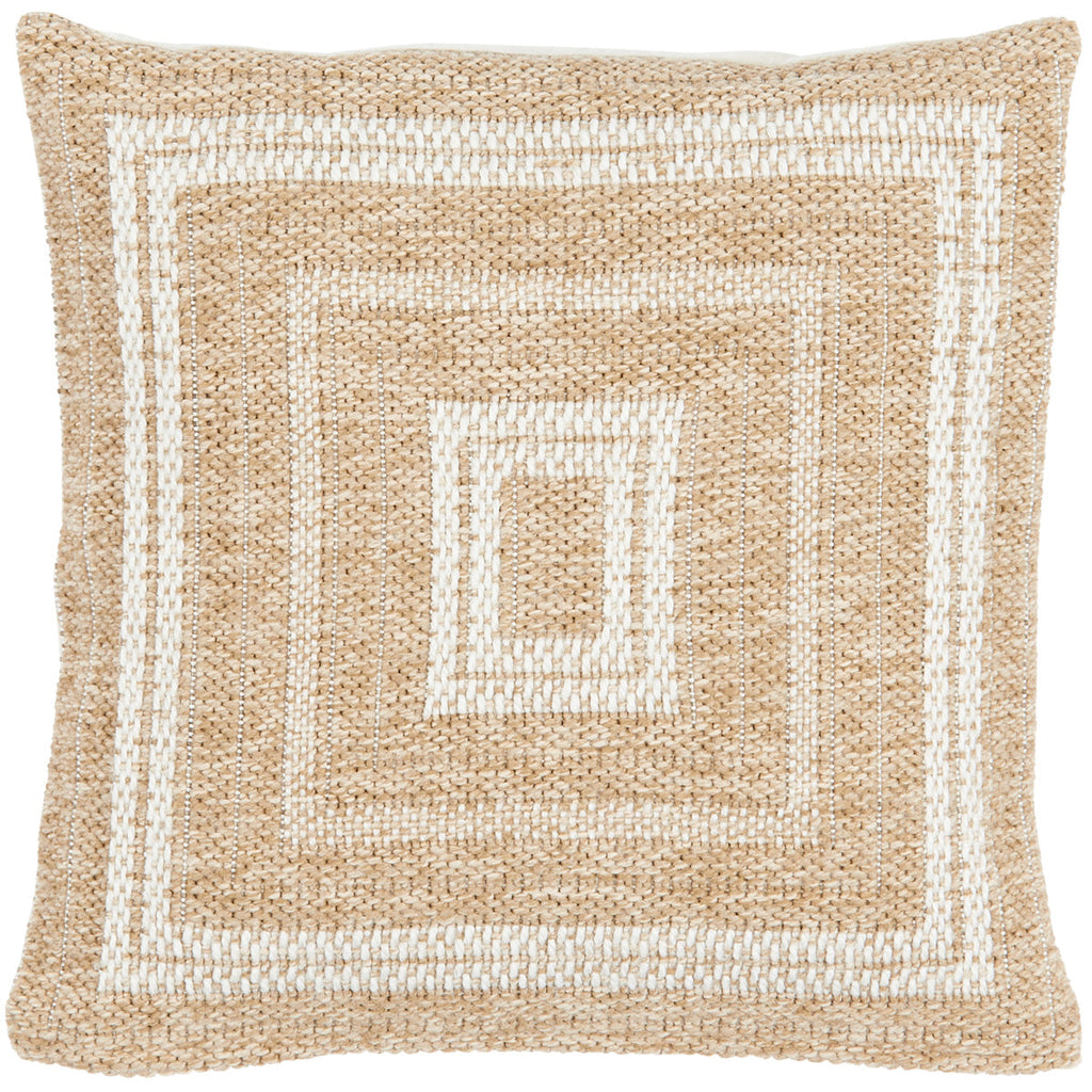 Tapis Aspect Jute - Motif Jute - Blanc - Intérieur / Extérieur