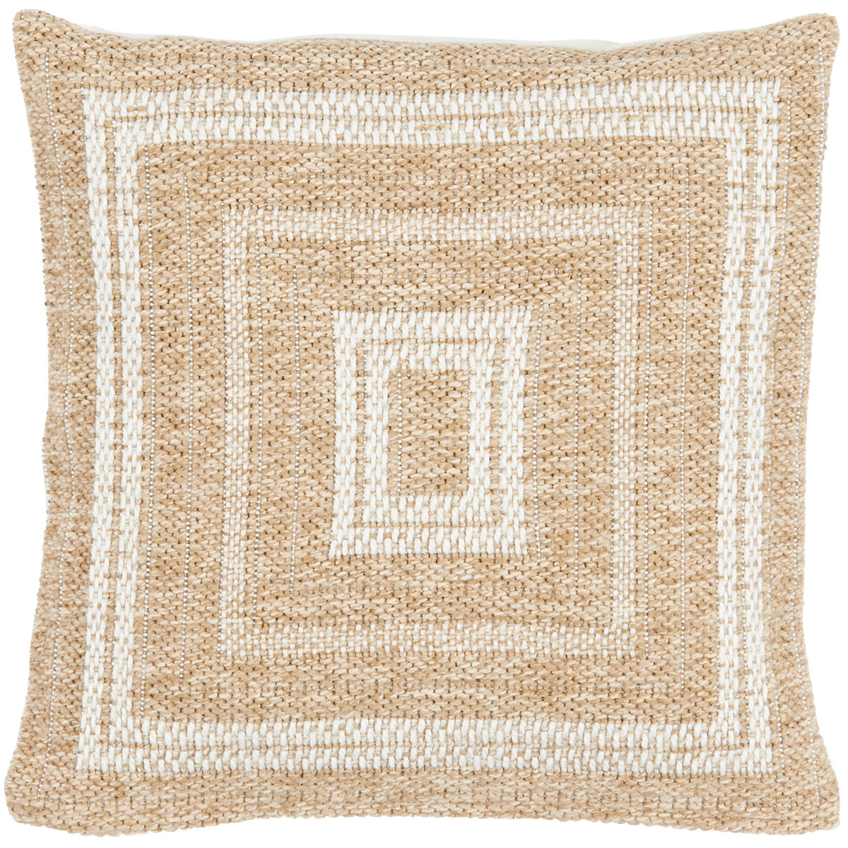 Tapis Aspect Jute - Motif Jute - Blanc - Intérieur / Extérieur