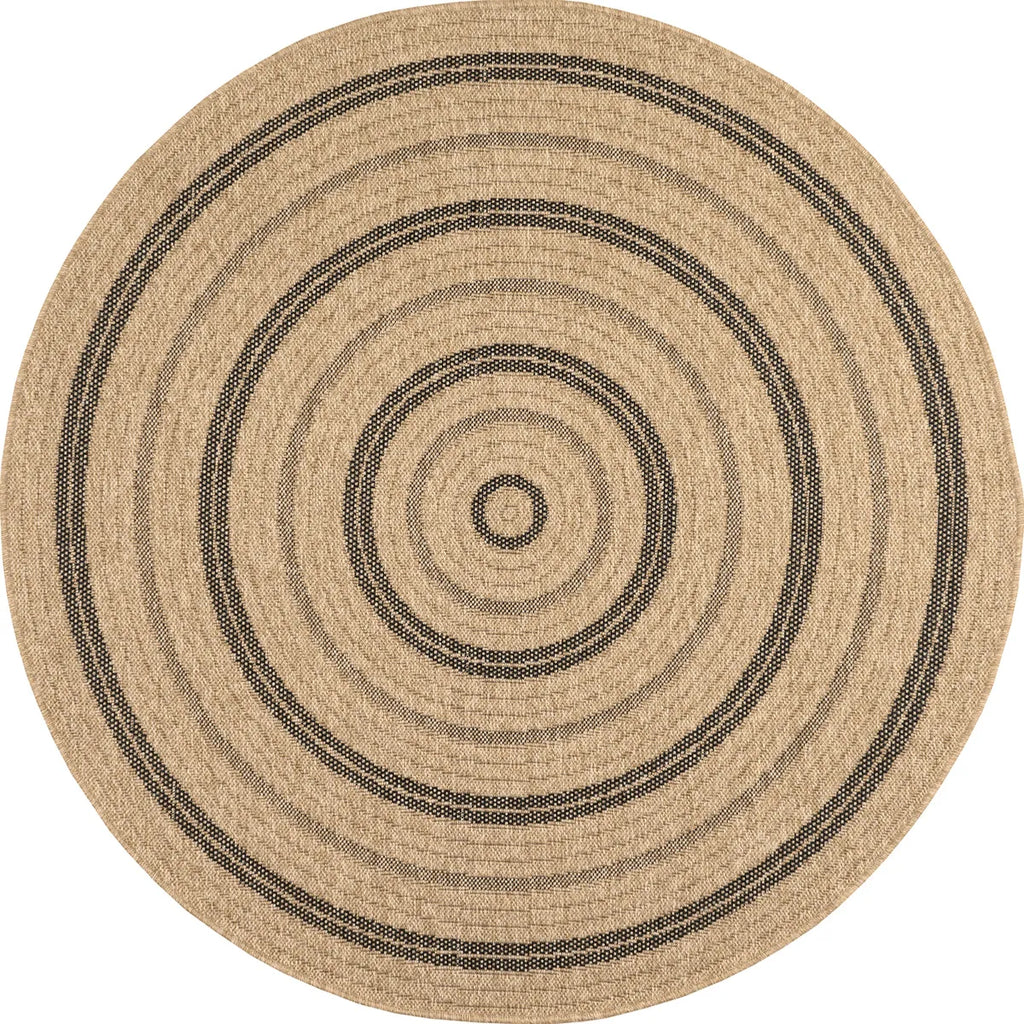 Nature - Tapis D'Intérieur/Extérieur - Polypropylène - Noir