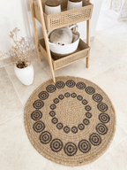 Nature - Tapis D'Intérieur/Extérieur - Polypropylène - Noir