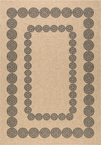 Nature - Tapis D'Intérieur/Extérieur - Polypropylène - Noir