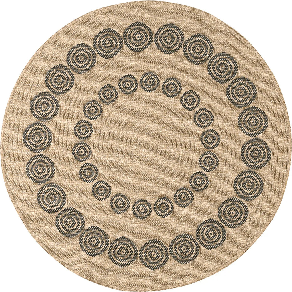 Nature - Tapis D'Intérieur/Extérieur - Polypropylène - Noir