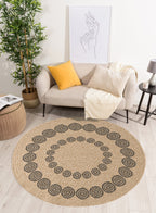 Nature - Tapis D'Intérieur/Extérieur - Polypropylène - Noir