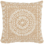 Nature - Housse De Coussin D'Intérieur/Extérieur - Polypropylène - Blanc