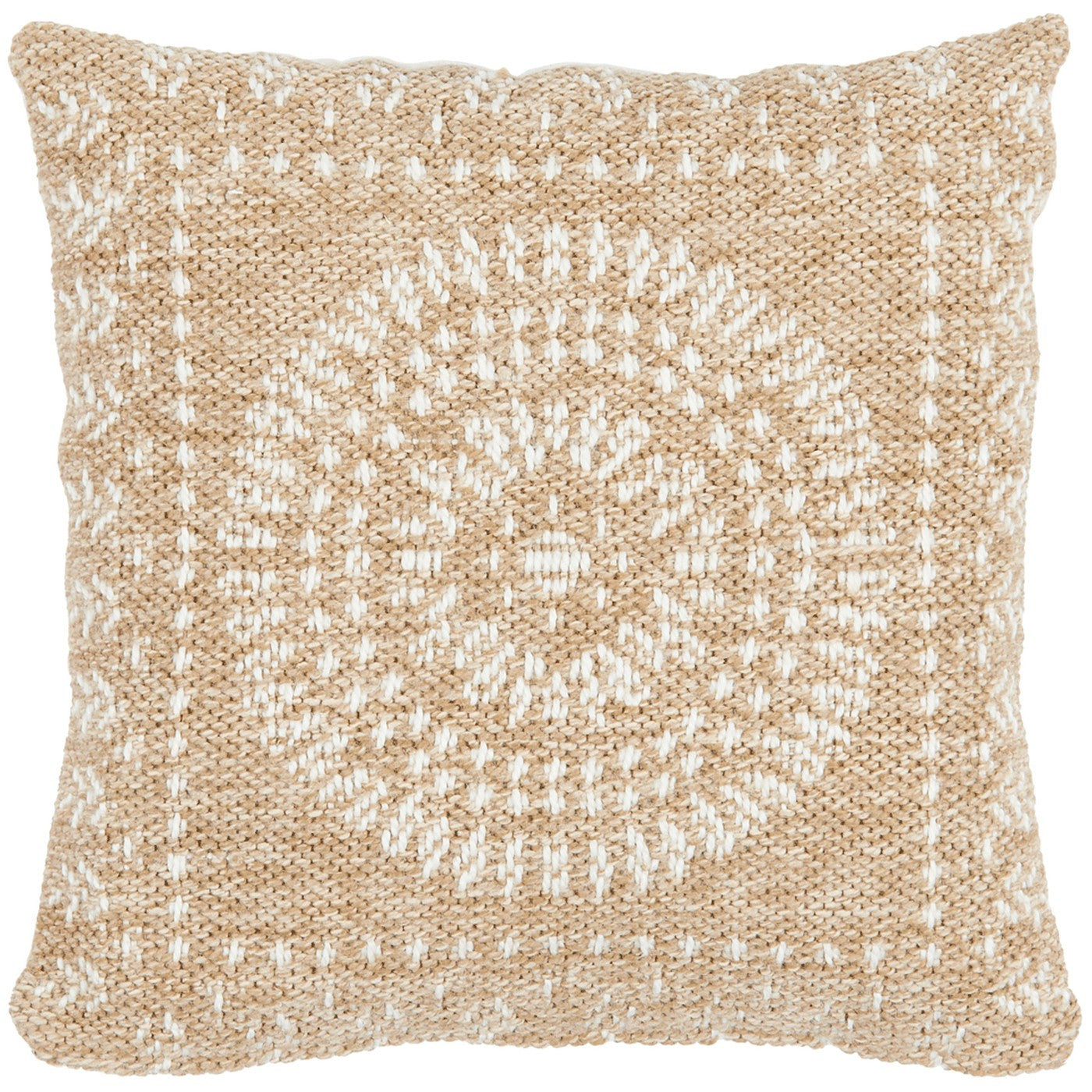 Nature - Housse De Coussin D'Intérieur/Extérieur - Polypropylène - Blanc