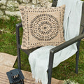Nature - Housse De Coussin D'Intérieur/Extérieur - Polypropylène - Noir