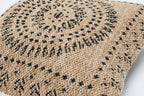 Nature - Housse De Coussin D'Intérieur/Extérieur - Polypropylène - Noir