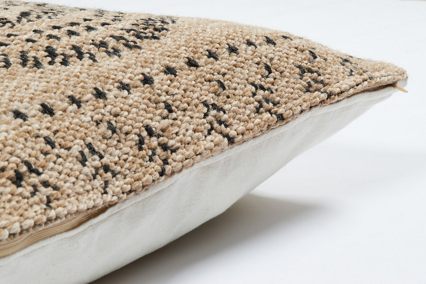 Nature - Housse De Coussin D'Intérieur/Extérieur - Polypropylène - Noir