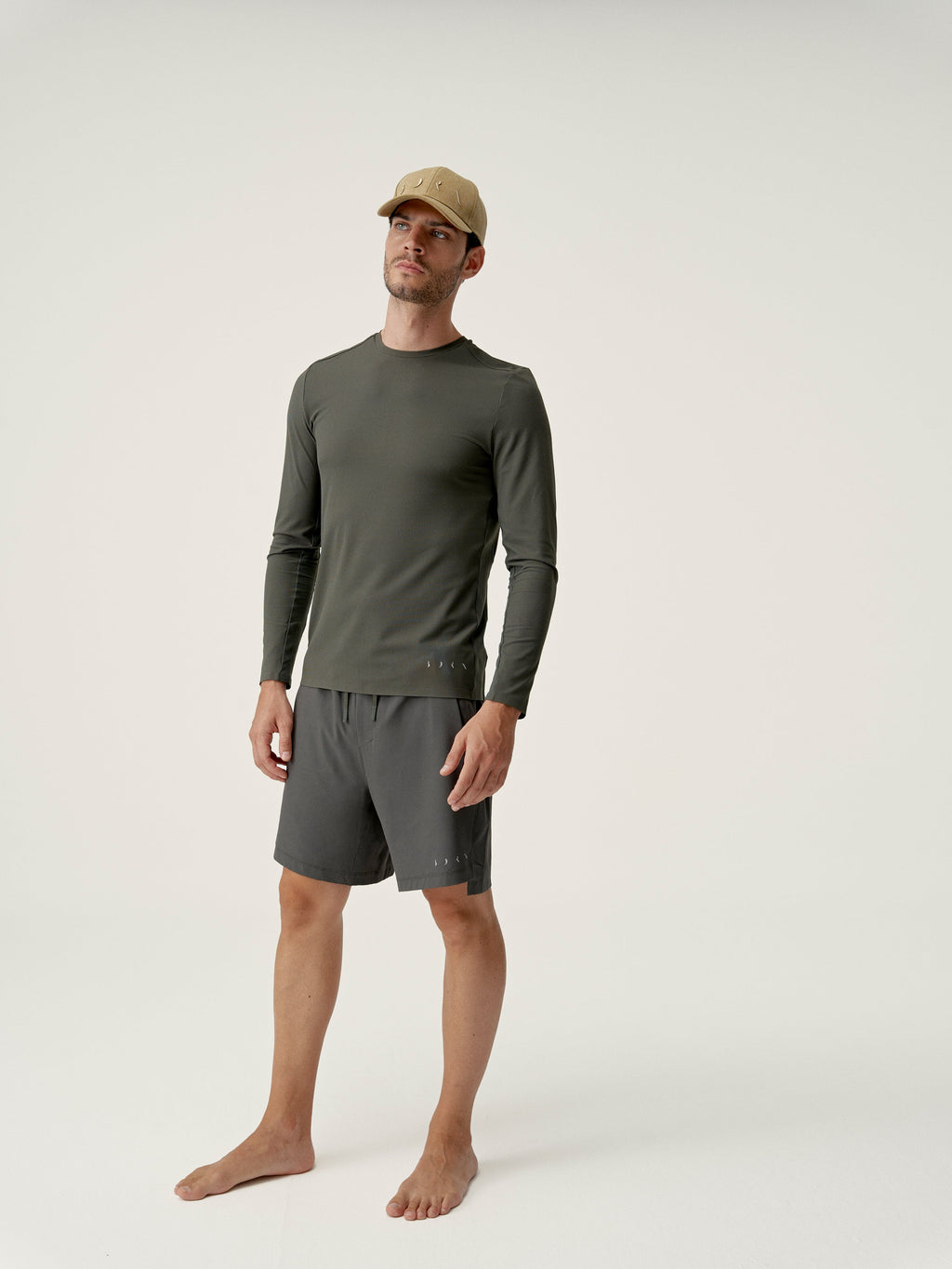 Short Natron - Kaki Profond - Homme