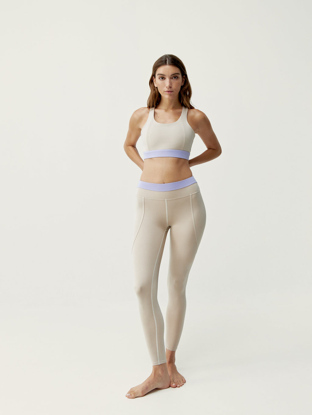 Legging Navani - Tan/Lavande Brillant - Femme