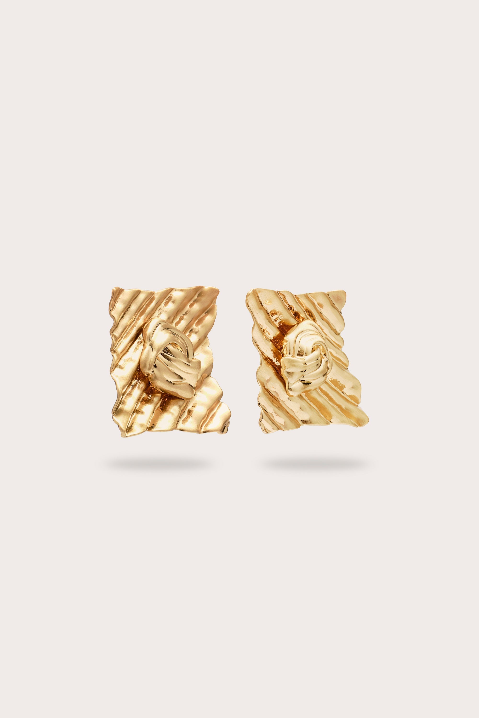 Boucles D'Oreilles Naydine - Brushed Brass
