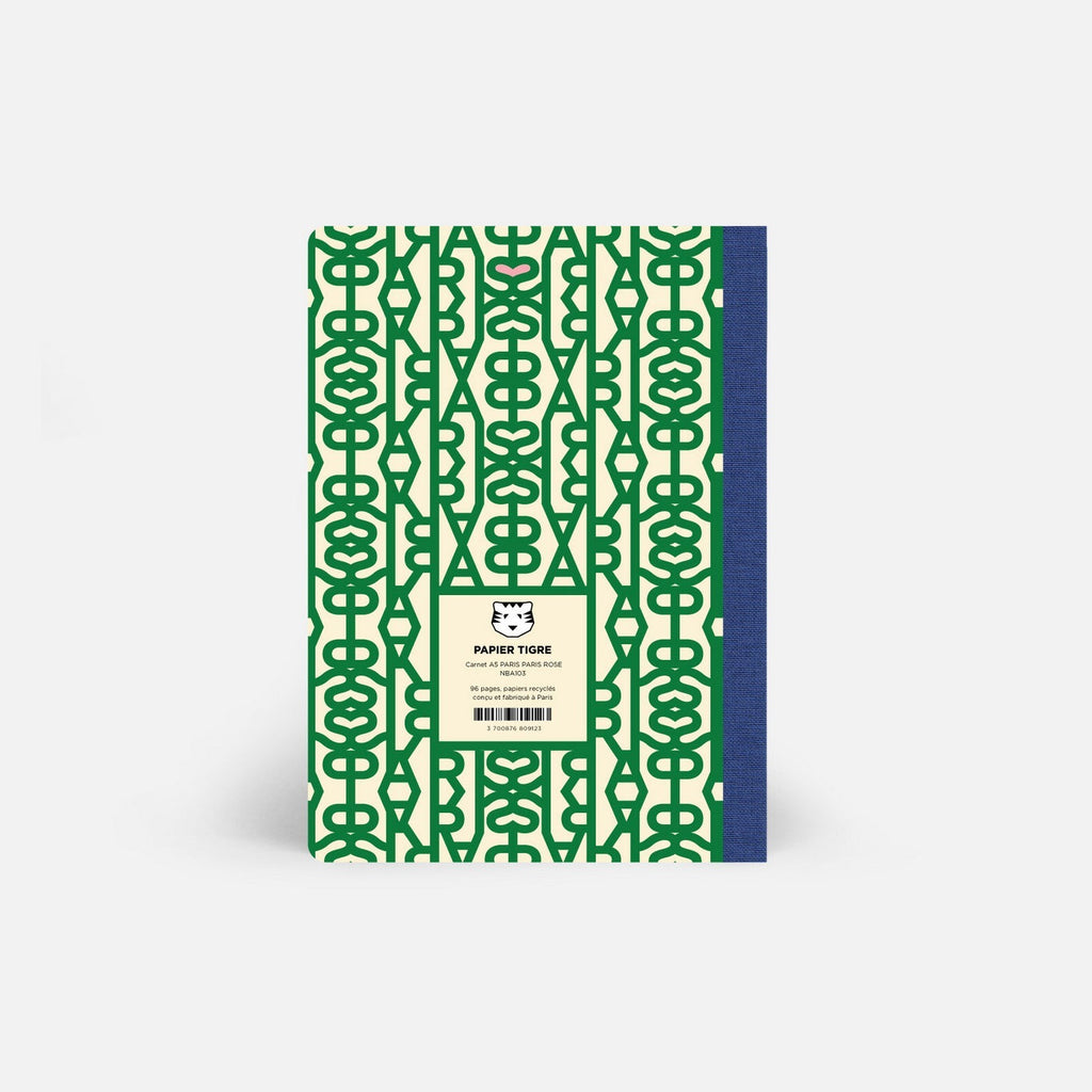 Carnet A5 - Parisparis Rose