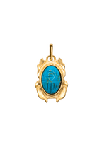 Nefer charm with turquoise stone