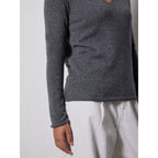 Notshy - Pull Col V Neva - Gris Chine Fonce