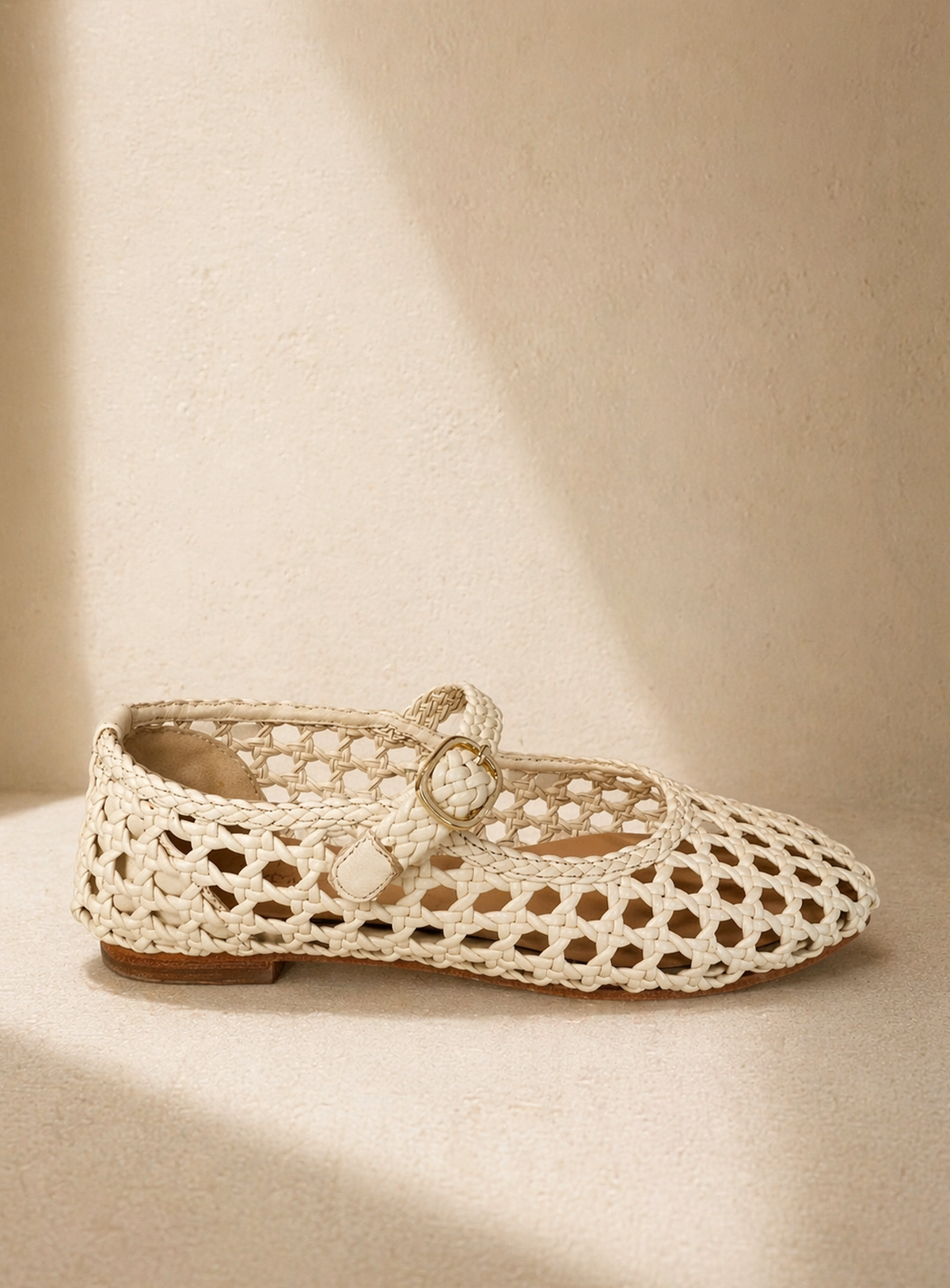 Ballerines Claudette - Ecru