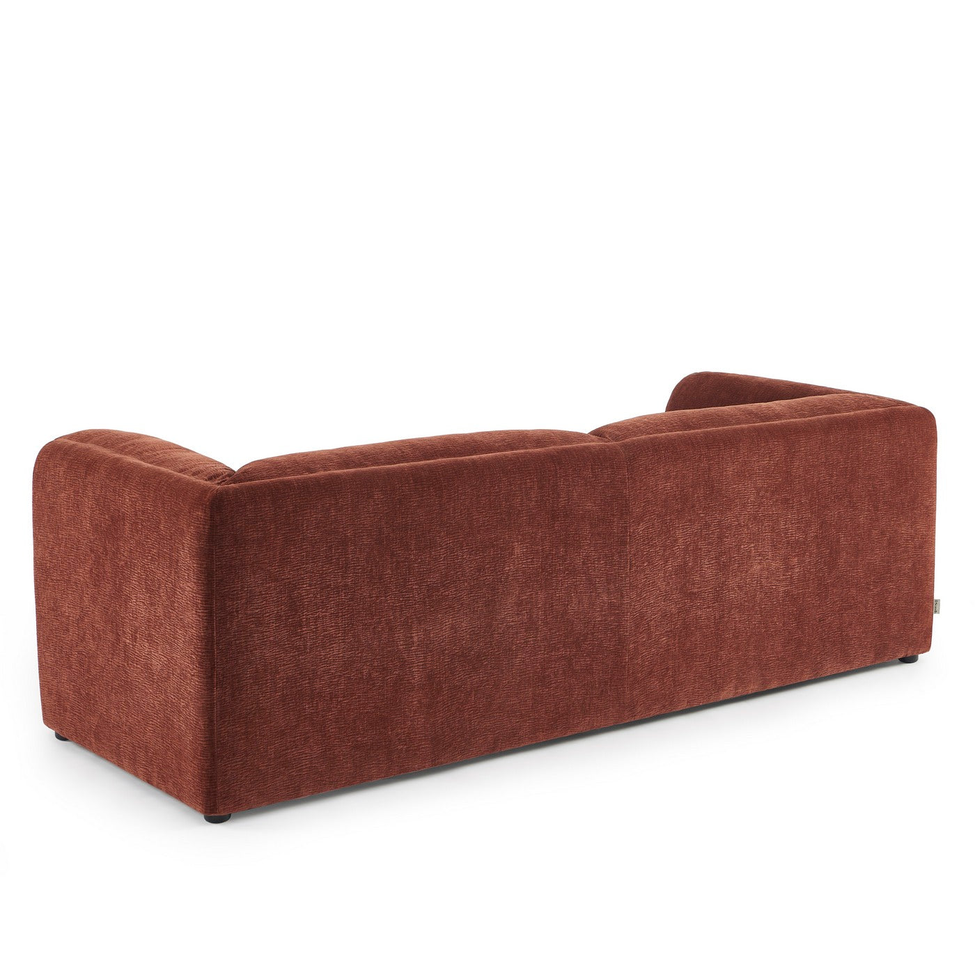 Nikki - Canapé 3 Places - Velours Texturé - Terracotta