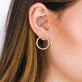 Nilaï - Boucles D'Oreilles Annie - Or