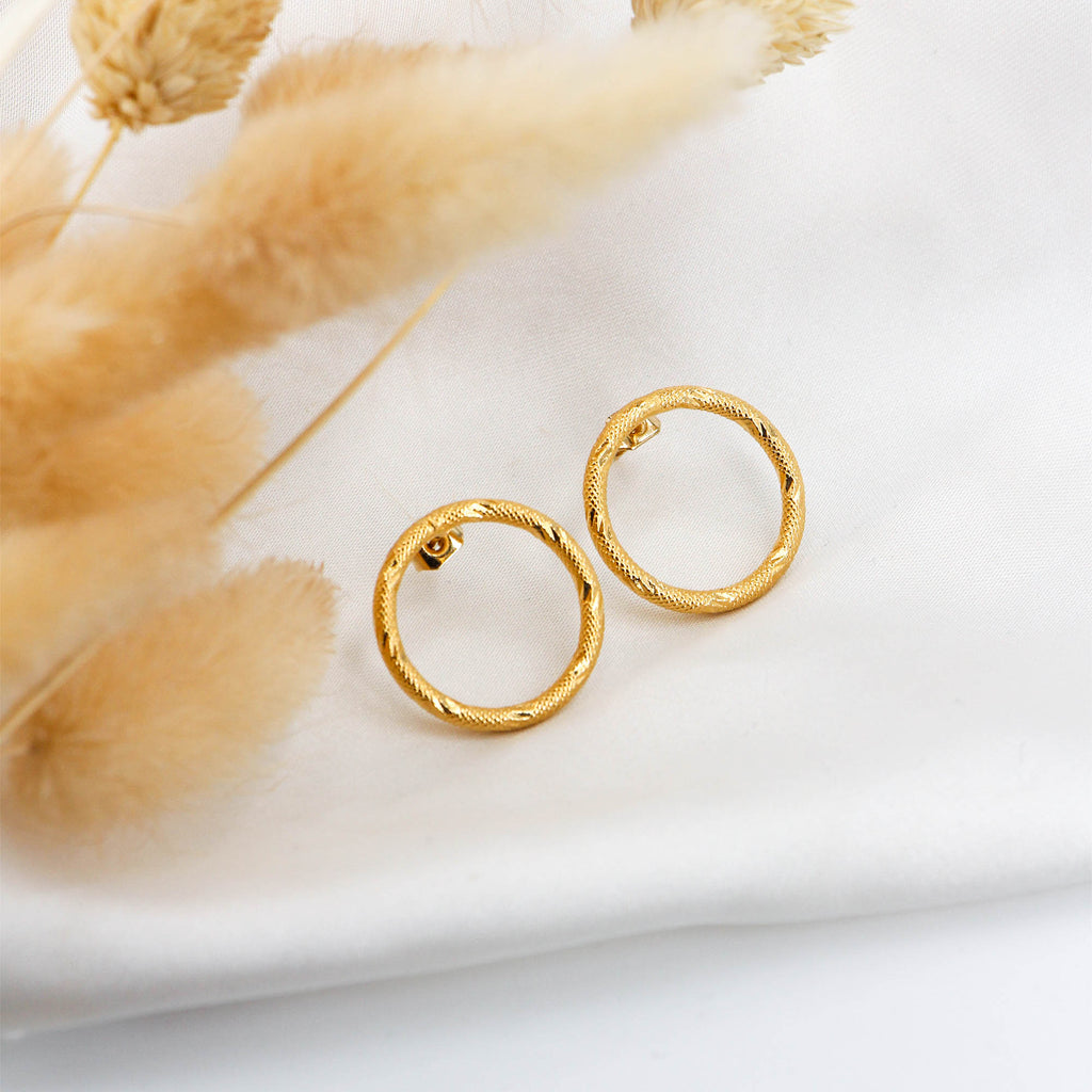 Nilaï - Boucles D'Oreilles Annie - Or