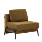 Nio - Fauteuil Convertible 1 Place - Tissu Marron