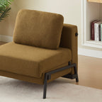 Nio - Fauteuil Convertible 1 Place - Tissu Marron
