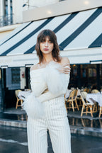 Jeans Scarlett - Strass Blanc