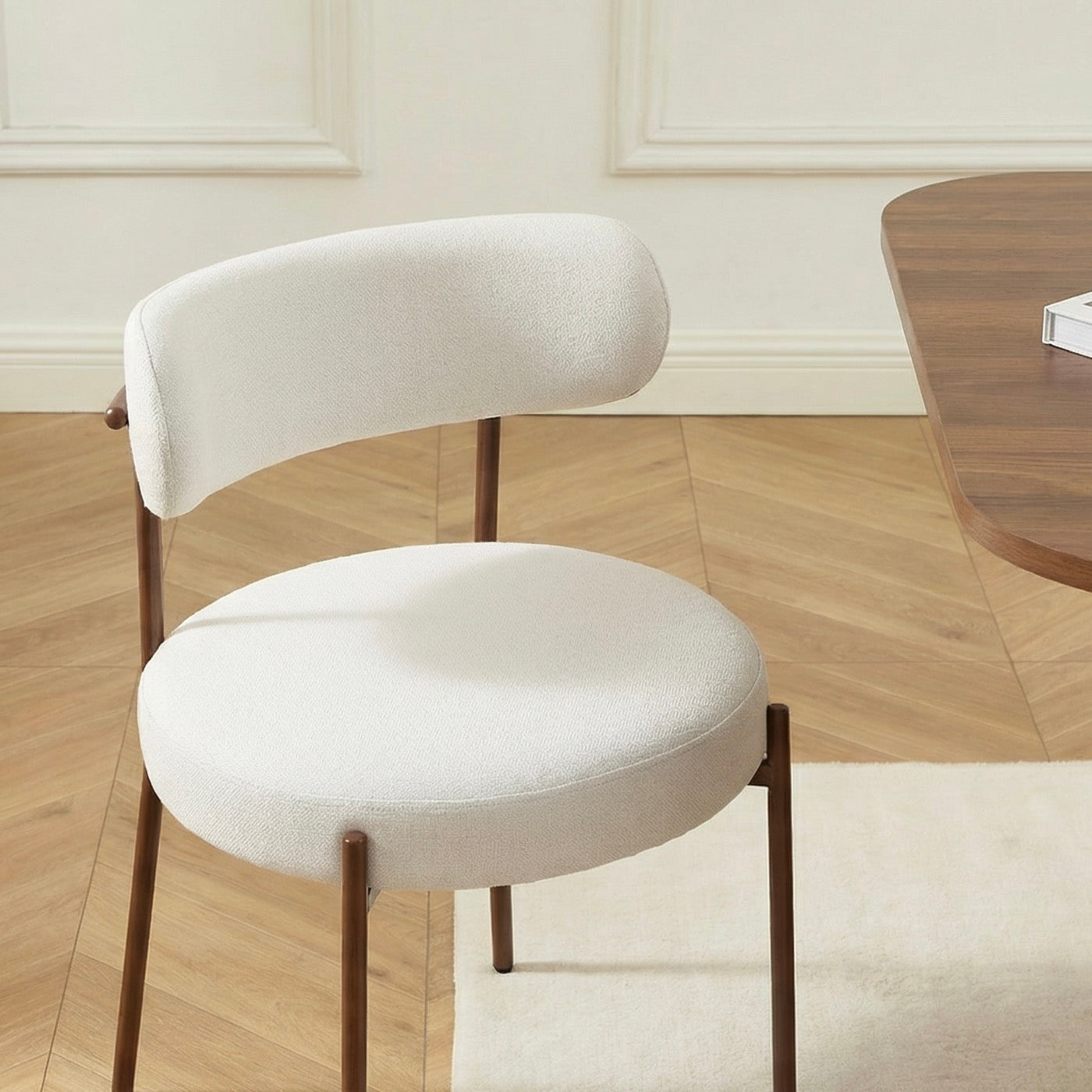 Noa - Lot De 2 Chaises - Tissu Beige