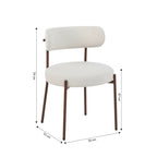 Noa - Lot De 2 Chaises - Tissu Beige