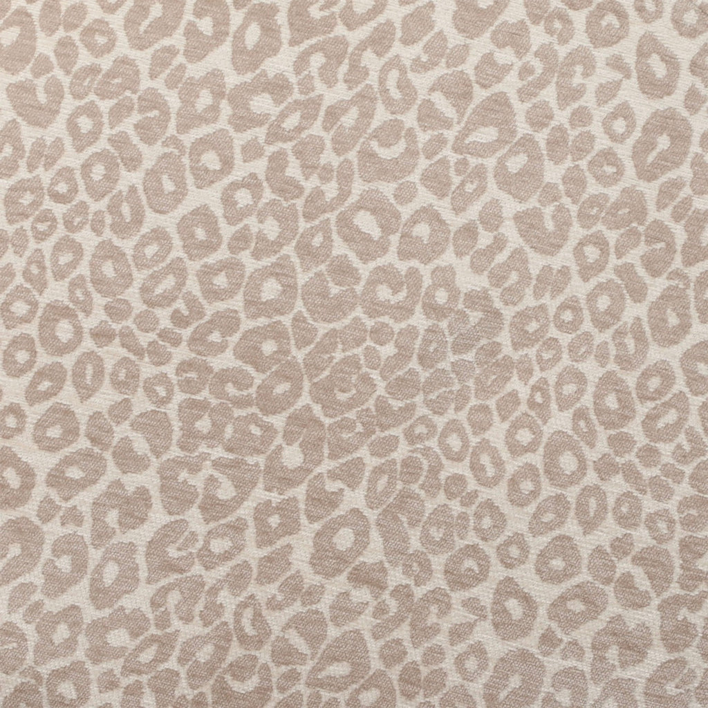 Noa - Lot De 2 Chaises - Tissu Imprimé Léopard Beige