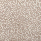 Noa - Lot De 2 Chaises - Tissu Imprimé Léopard Beige
