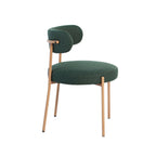 Noa - Lot De 2 Chaises - Tissu Vert